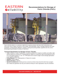 Storage Recommendations of Ferric Chloride PDF